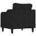 Poltrona Nera 60 Cm In Tessuto - Foto miniatura 4