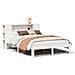 Letto Libreria senza Materasso Bianco 160x200 cm Legno di Pino - Foto miniatura 1