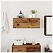 Mobile da Bagno Legno Antico 80x25x30 cm in Truciolato - Foto miniatura 3