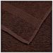 Asciugamani 2 pz Marrone 50x100 cm 360 g/m² 100% Cotone - Foto miniatura 6