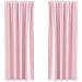 Tende con tende 2 pcs Rosa Baby Poliestere - Foto miniatura 1