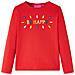 Maglietta per Bambini a Maniche Lunghe Rossa 104 - Foto miniatura 1