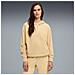 Ess Elevated Comfort Velour Rib Hoodie 68810783, Donne, Beige, Xl - Foto miniatura 4