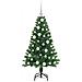 Albero di Natale artificiale con 150 LED Verde 120 cm - Foto miniatura 4