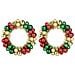 Corone di Palline di Natale 2 pcs Multicolore 33 x 33 x 7 cm - Foto miniatura 1