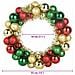 Corone di Palline di Natale 2 pcs Multicolore 33 x 33 x 7 cm - Foto miniatura 8