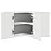 Pensile cucina Bianco Lucido 57 x 57 x 40 cm Legno multistrato - Foto miniatura 5