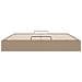 Struttura Letto Pouf senza Materasso 160x200 cm Similpelle - Foto miniatura 7