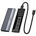 Hoco Contenitore Per M.2 Nvme Ssd Pen Drive Chiavetta Usb-c Fino A 4 Tb In Alluminio - Foto miniatura 3