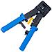 Pinza Crimpatrice Passante Per Rj45 / Rj12 / Rj11 - | Design Ergonomico, Materiale In Abs, Lunghezza 240 Mm | Strumento Professionale Per Reti - Foto miniatura 3