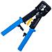 Pinza Crimpatrice Passante Per Rj45 / Rj12 / Rj11 - | Design Ergonomico, Materiale In Abs, Lunghezza 240 Mm | Strumento Professionale Per Reti - Foto miniatura 4
