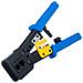 Pinza Crimpatrice Passante Per Rj45 / Rj12 / Rj11 - | Design Ergonomico, Materiale In Abs, Lunghezza 240 Mm | Strumento Professionale Per Reti - Foto miniatura 8