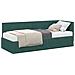 Struttura Letto Angolare con Materasso 2 pcs Verde Velluto - Foto miniatura 1