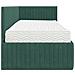 Struttura Letto Angolare con Materasso 2 pcs Verde Velluto - Foto miniatura 8