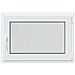 Finestra per Soffitta RISOR 90 x 60 cm PVC e Vetro Bianco - Foto miniatura 4