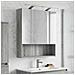 Mobiletto per specchio da bagno Grigio Sonoma 60 x 14.5 x 70 cm - Foto miniatura 4