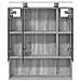 Mobiletto per specchio da bagno Grigio Sonoma 60 x 14.5 x 70 cm - Foto miniatura 7