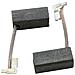 Spazzole di carbone per Makita 403 - 9 x 10 x 22 mm - coppia - Foto miniatura 1