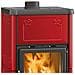 Stufe a Legna Fedora Potenza Termica Nominale 8,3 kW Colore Bordeaux - Foto miniatura 2