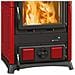 Stufe a Legna Fedora Potenza Termica Nominale 8,3 kW Colore Bordeaux - Foto miniatura 3