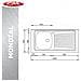 Lavello In Acciaio Inox Con 1 Vasca,   Serie Mondial Art.031031scssx Monoforo - 100x50 Inox A Magazzino - Foto miniatura 2