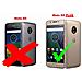Custodia Compatibile Con Motorola Moto G5 Plus In Grigio Nero - Coperchio Protettiva Con Chiusura Magnetica, Funzione Stand E Tasca Per Le Carte - Foto miniatura 3