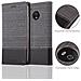 Custodia Compatibile Con Motorola Moto G5 Plus In Grigio Nero - Coperchio Protettiva Con Chiusura Magnetica, Funzione Stand E Tasca Per Le Carte - Foto miniatura 5