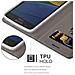 Custodia Compatibile Con Motorola Moto G5 Plus In Grigio Nero - Coperchio Protettiva Con Chiusura Magnetica, Funzione Stand E Tasca Per Le Carte - Foto miniatura 6