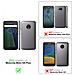 Custodia Compatibile Con Motorola Moto G5 Plus In Grigio Nero - Coperchio Protettiva Con Chiusura Magnetica, Funzione Stand E Tasca Per Le Carte - Foto miniatura 10