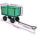 Carrello A Mano Da Giardino Verde 350 Kg - Foto miniatura 10