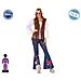 -60005 -60005-costume Dà Hippie M-l-adulto, Donna, 60005, Blu, M-l - Foto miniatura 1
