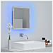 Specchio da Bagno a LED Grigio 40x8,5x37 cm in Acrilico - Foto miniatura 4
