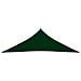 Parasole a Vela Oxford Triangolare 2,5x2,5x3,5 m Verde Scuro - Foto miniatura 3