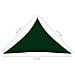 Parasole a Vela Oxford Triangolare 2,5x2,5x3,5 m Verde Scuro - Foto miniatura 6