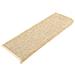 Tappeti Adesivi Scale Aspetto Sisal 15pz 65x21x4cm Beige Chiaro - Foto miniatura 5