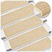 Tappeti Adesivi Scale Aspetto Sisal 15pz 65x21x4cm Beige Chiaro - Foto miniatura 1