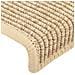 Tappeti Adesivi Scale Aspetto Sisal 15pz 65x21x4cm Beige Chiaro - Foto miniatura 7