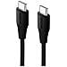 Cavo Usb-c A Usb-c Carica Rapida 3a Sincronizzazione 1m Swissten Nero - Foto miniatura 1