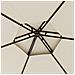Gazebo con Pareti Laterali 3,1x2,7 m Crema - Foto miniatura 2