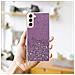 Custodia Compatibile Con Samsung Galaxy S21 5g In Viola Con Glitter - Coperchio Protettivo In Silicone Tpu Flessibile Con Glitter Scintillanti - Foto miniatura 7