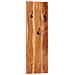 Appendiabiti A Parete 2 Pz 36x3x110cm Legno Massello Di Acacia - Foto miniatura 3
