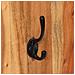 Appendiabiti A Parete 2 Pz 36x3x110cm Legno Massello Di Acacia - Foto miniatura 9