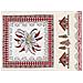 Tovaglia Copritavolo Centrino Runner Tavola Tirolese Montagna Baita Monte Bianco 90x90 Monte Bianco - Foto miniatura 6