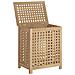 Cesto Del Bucato 50x35x60 Cm In Legno Massello Di Teak - Foto miniatura 1