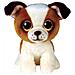 Peluche Beanie Boos Cane Hugo 15 Cm Bianco e Marrone - Foto miniatura 1