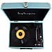 Giradischi Vintage VC400 Lettore e Convertitore di Vinili Bluetooth USB Radio FM 2 Altoparlanti Integrati Colore Azzurro - Foto miniatura 2