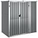 Capanno per Attrezzi Grigio 161x89x161 cm in Acciaio Zincato - Foto miniatura 2