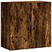 Armadietto A Muro Rovere Fumo 60x31x60 Cm In Legno Multistrato - Foto miniatura 1