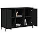 Mobile Porta Tv Nero 100x35x65 Cm In Legno Multistrato - Foto miniatura 4