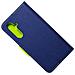 Custodia A Libro Fancy Book Case Per Samsung Galaxy A54 5g A546 Navy-lime - Foto miniatura 3